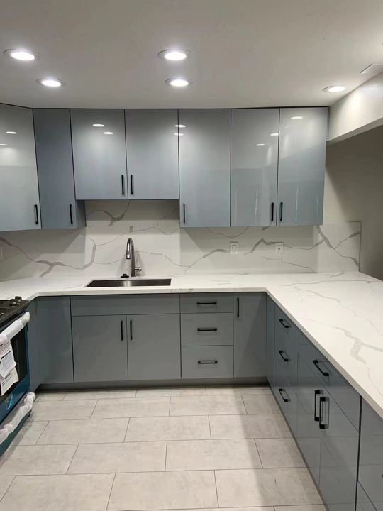 Kitchen & Two-Bath Refresh in Grey and Quartz — photo 4